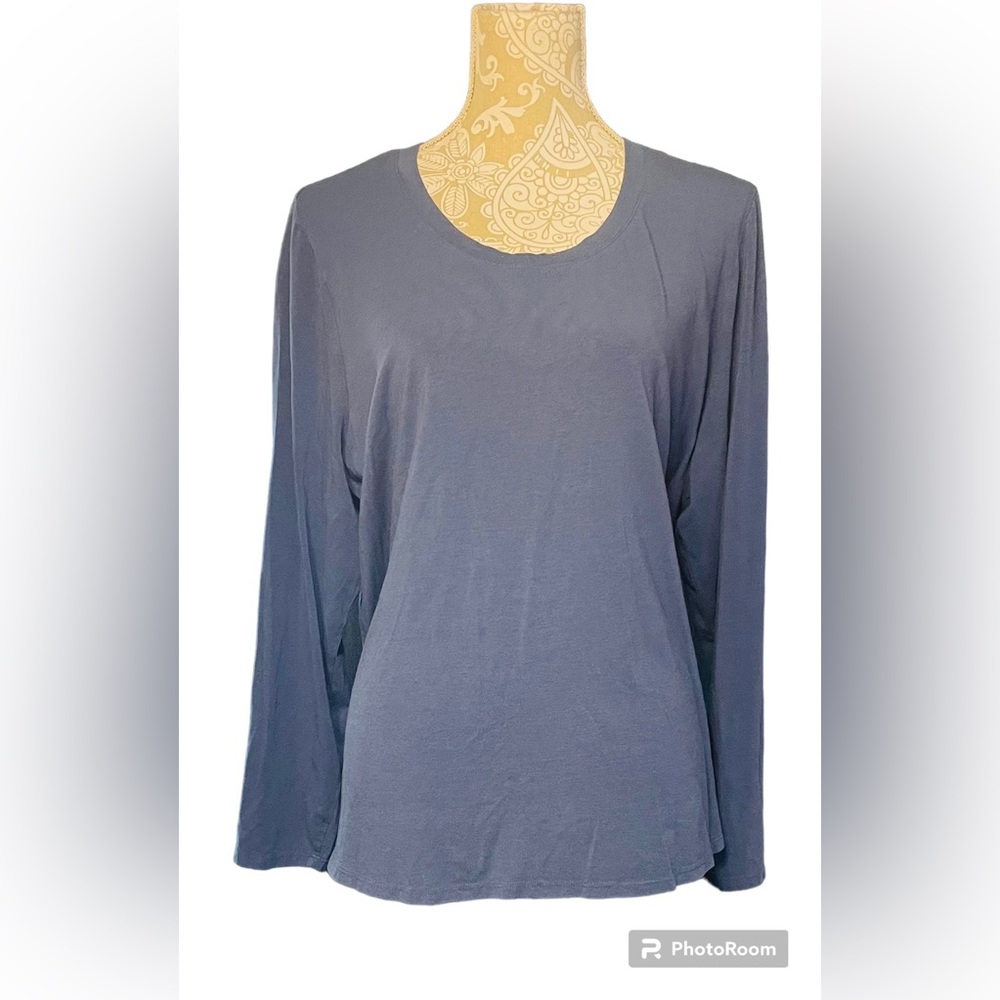 Como Vintage Women’s Size 2XL Blue Long Sleeved Top